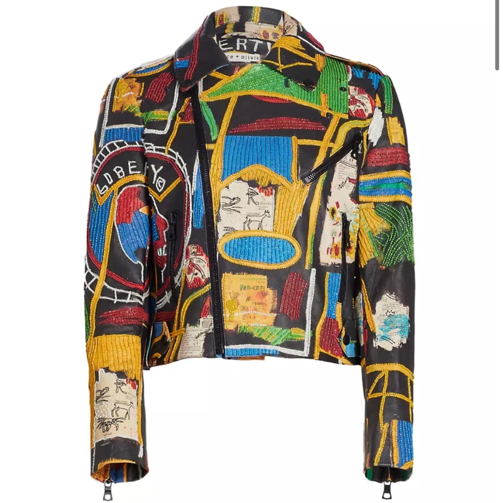 Alice And Olivia Leather Jacket